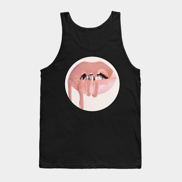 kylie Jenner lips rose Tank Top by Pop-clothes